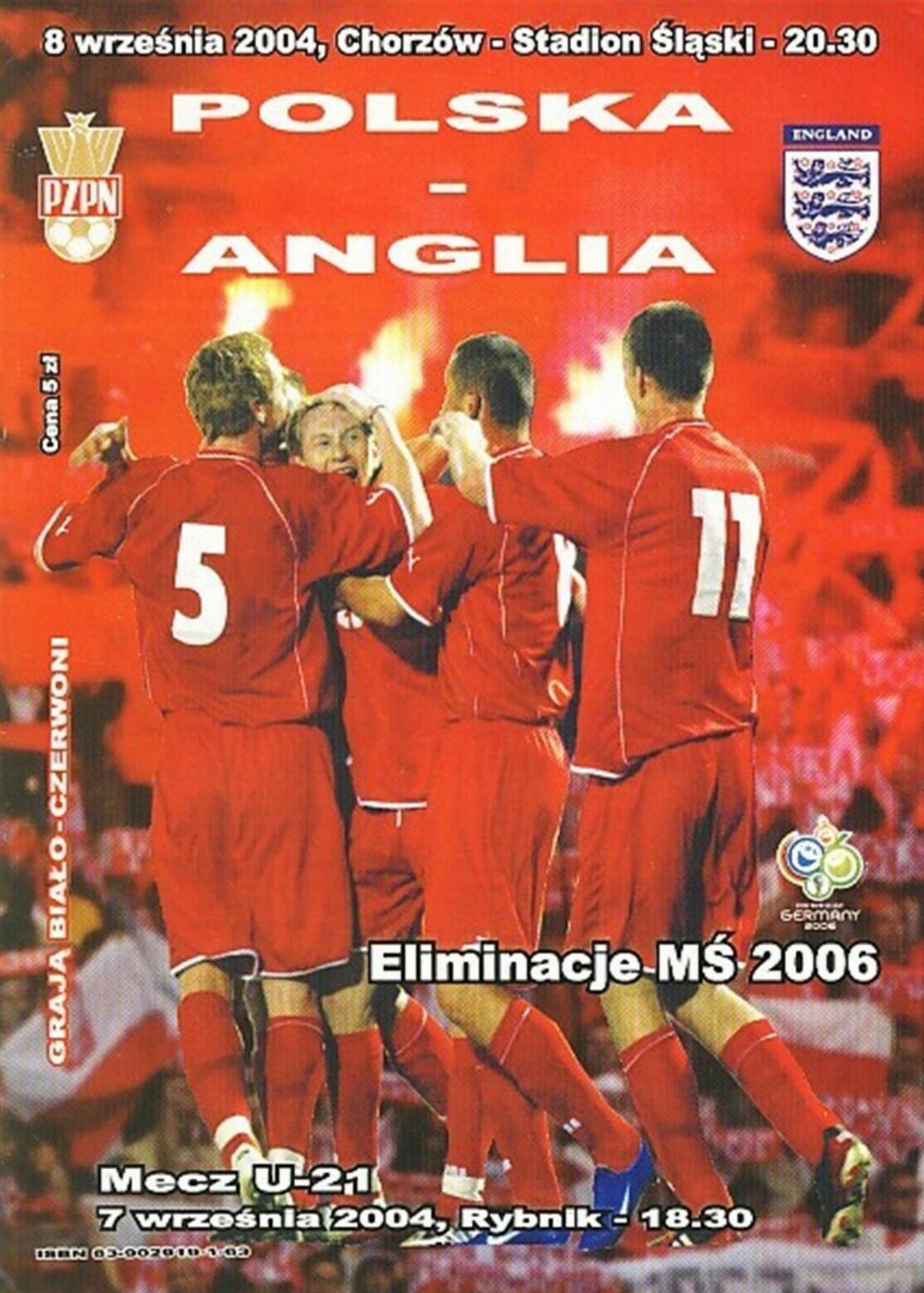 2004 - POLAND v ENGLAND